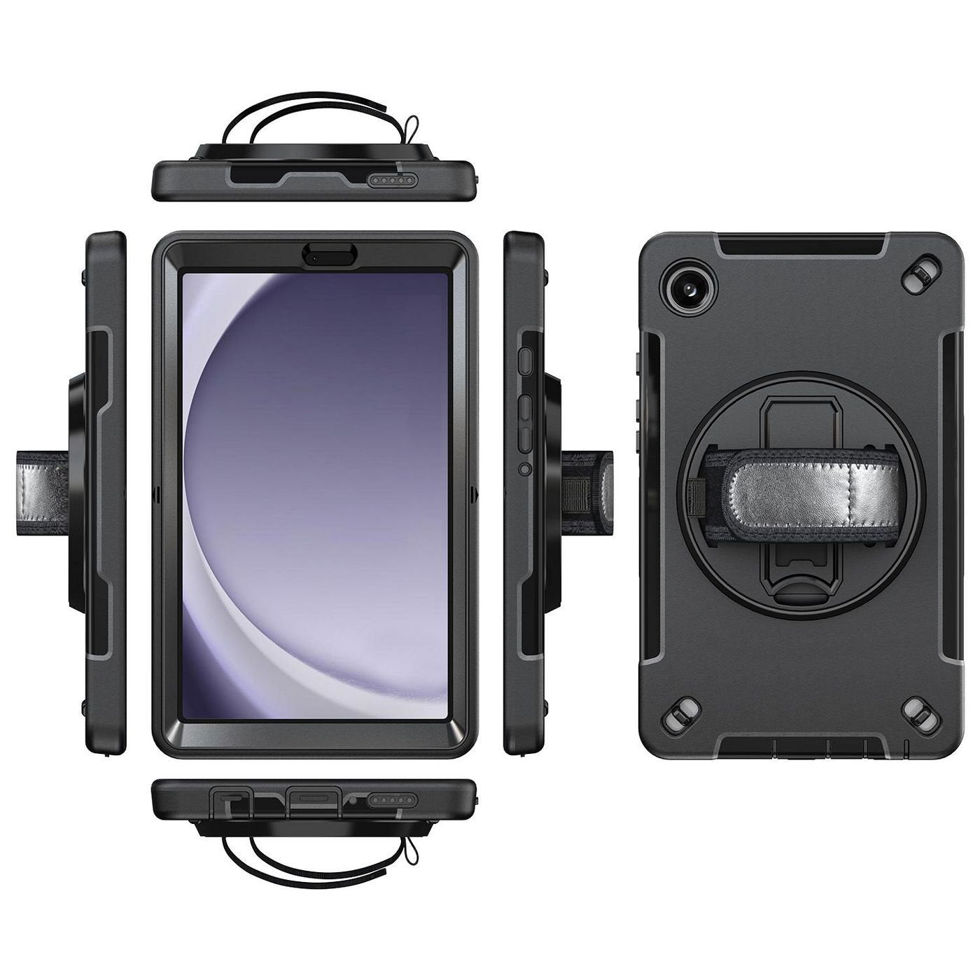 Galaxy Tab A9 Ohio Defender  Case With Hand Strap And