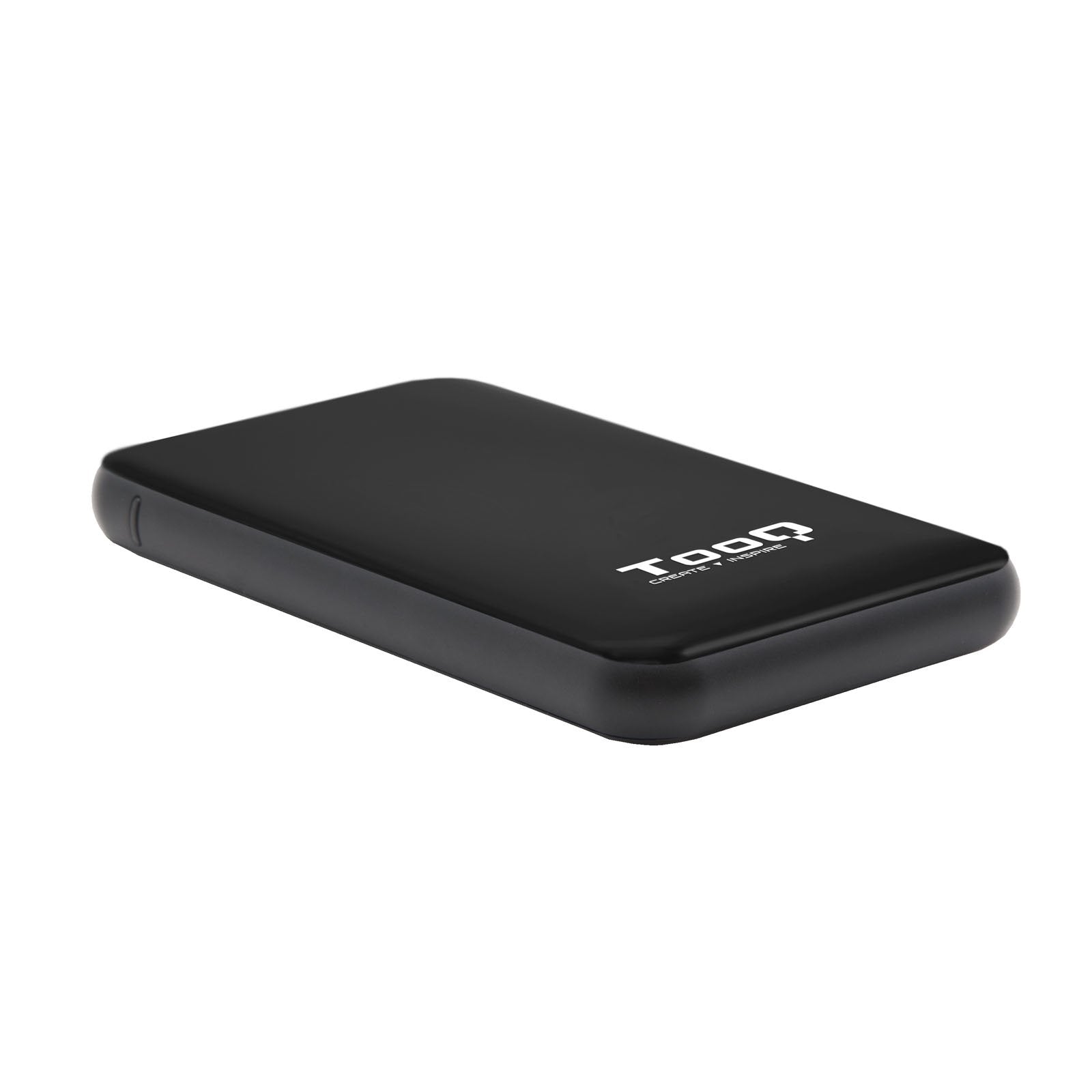 Tooq Carcasa Externa Hdd/Sdd 2.5" Hasta 9.5mm Sata Usb 3.0/3.1 Gen 1 - Sin Tornillos - Negro