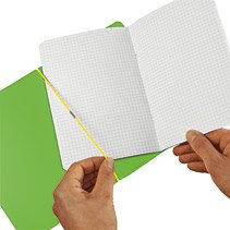 EAN 4008110493381 - Herlitz 11361540 cuaderno y block A6 40 hojas Verde, Amarillo imagen 3