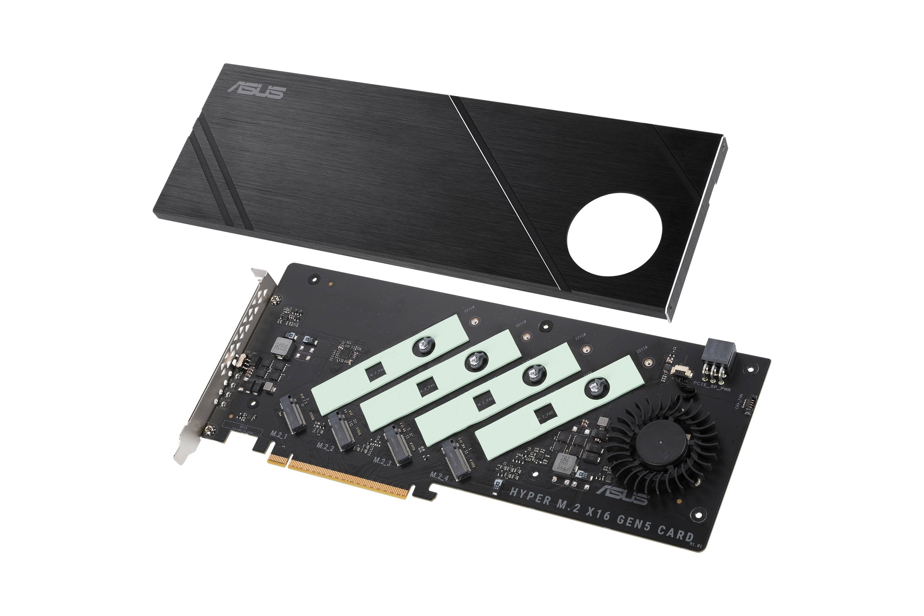 EAN 4711387353288 - ASUS Hyper M.2 x16 Gen5 Card tarjeta y adaptador de interfaz Interno imagen 6