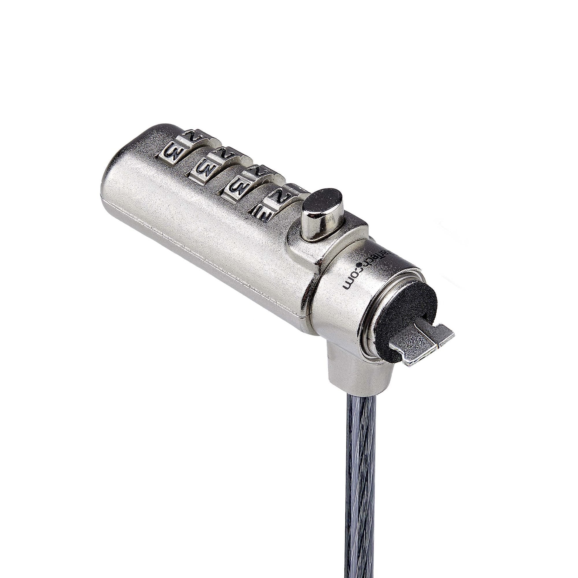 Slim Laptop Cable Lock 6.6ft - K-Slot Compatible Combination