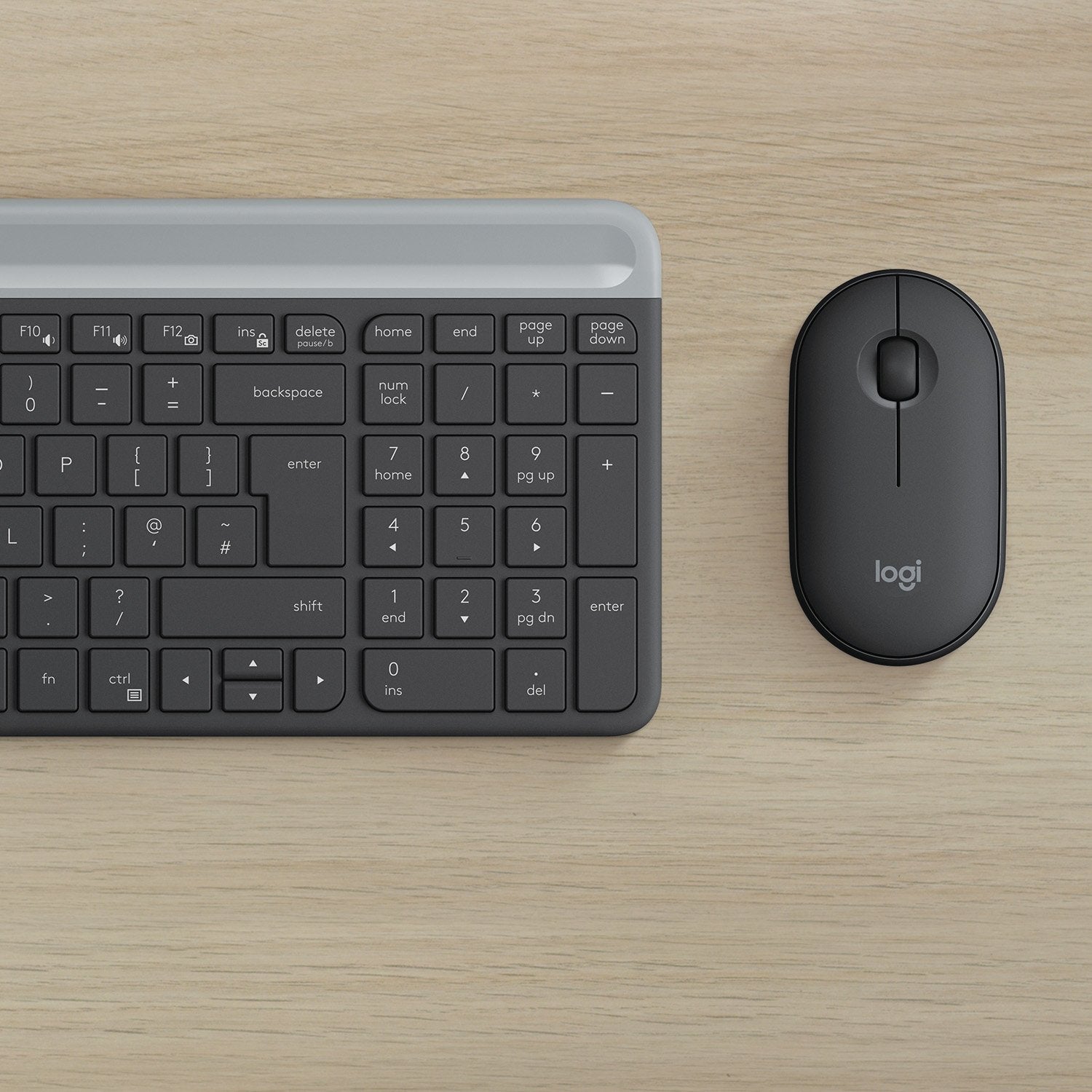 Teclado Belga + Ratón Logitech Mk470 Rf Inalámbrico Azerty Grafito 920-009194