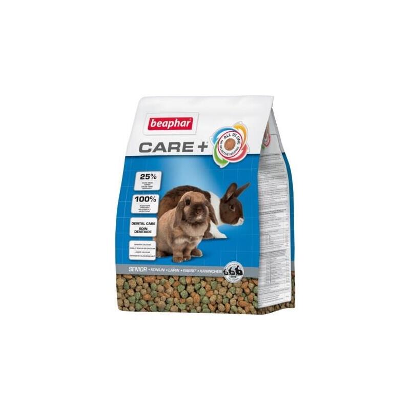 Beaphar Care+ Senior Rabbit Food For Over 6 Years - 1.5 Kg