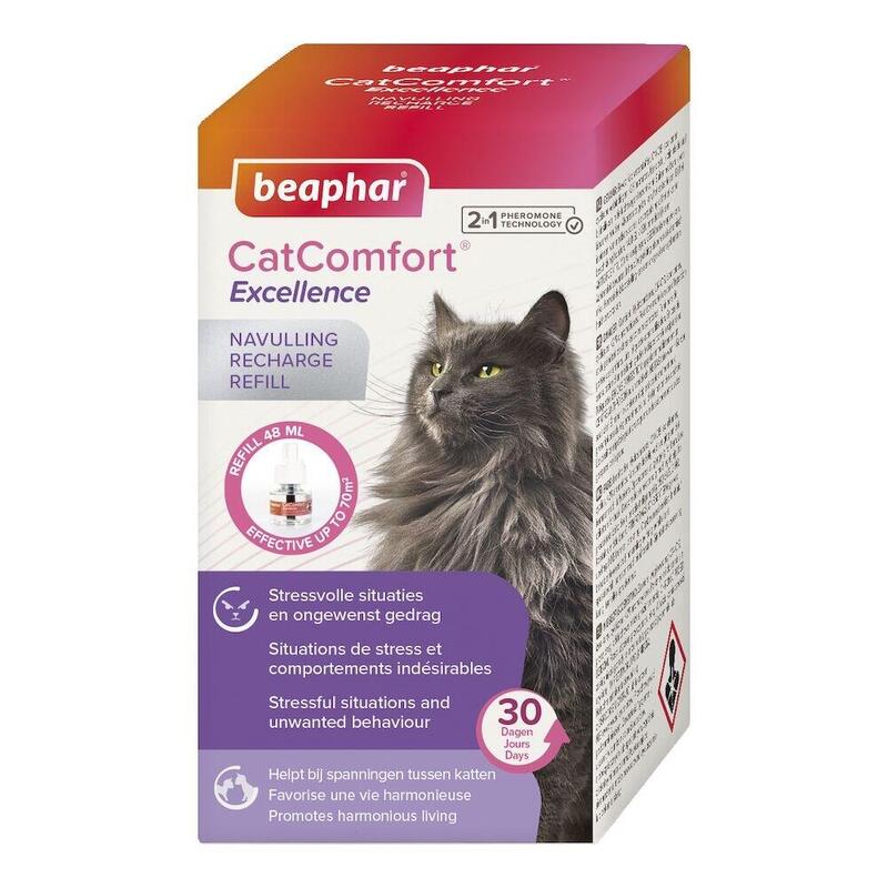 Beaphar Catcomfort Excellence Refill - Recambio Para El Difusor Con Feromonas Para Gatos - 48 Ml