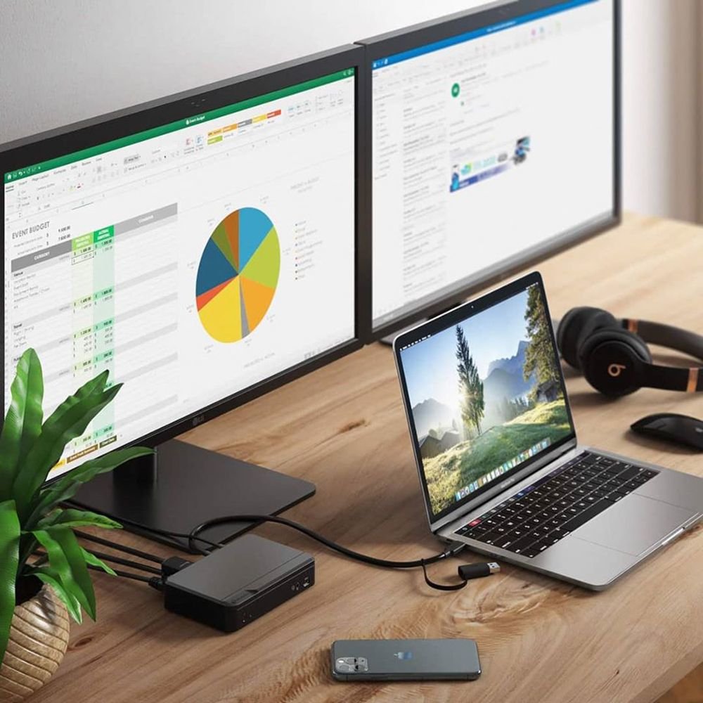 Alogic Duthdpr Hub De Interfaz Usb 3.2 Gen 1 [3.1 Gen 1] Type-C 5000 Mbit/S Negro