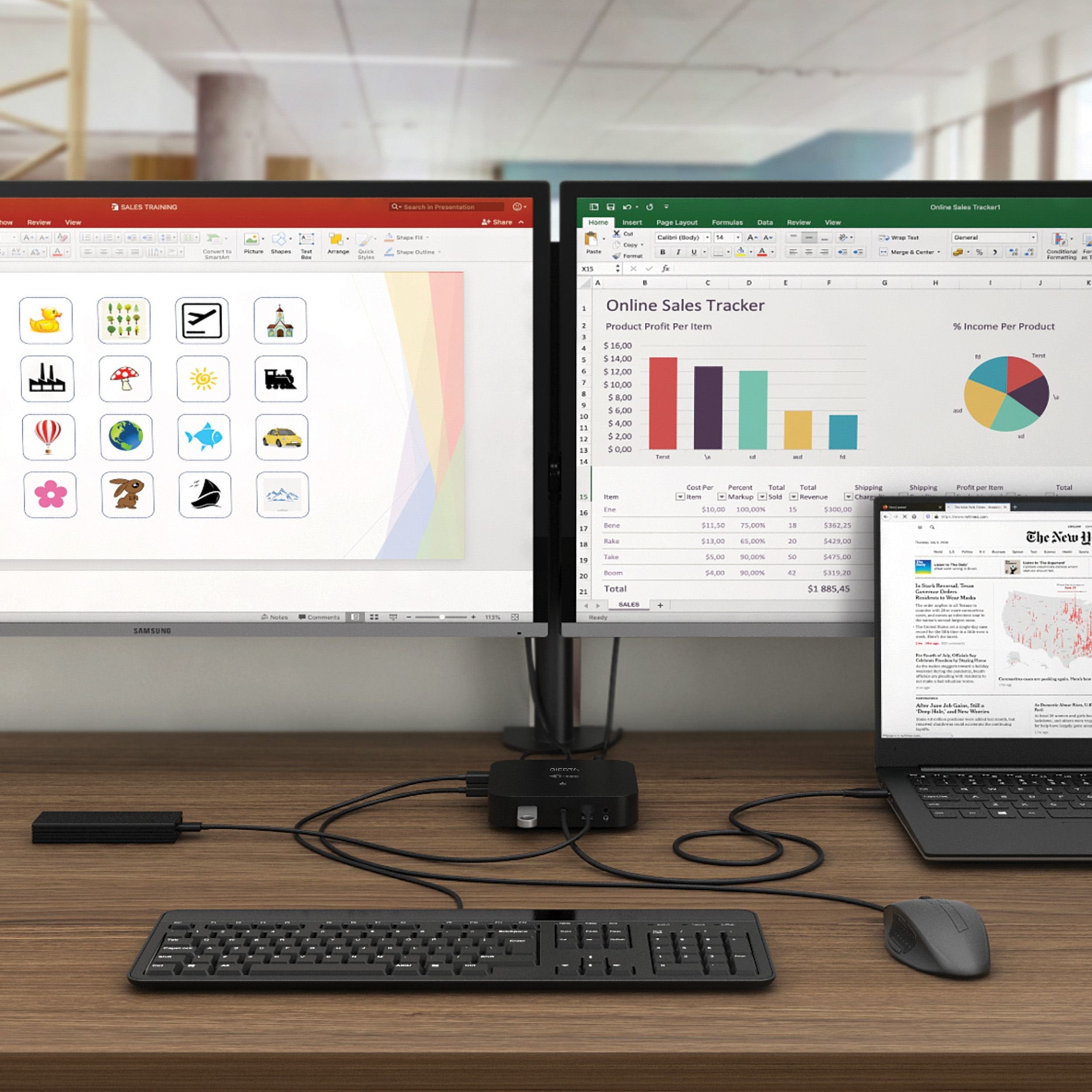 Dicota Usb-C 11-In-1 Docking Mation 5k Hdmi/Dp Pd 100w