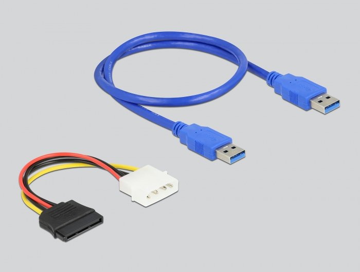 Tarjeta Riser Pci Express X1 A 2 X Pci 32 Bit Ranura Con Cable De 60 Cm