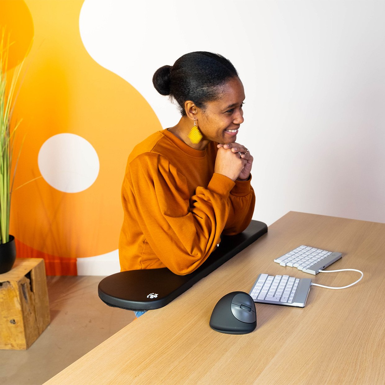 Reposabrazos Ergonómico R-Go Negro