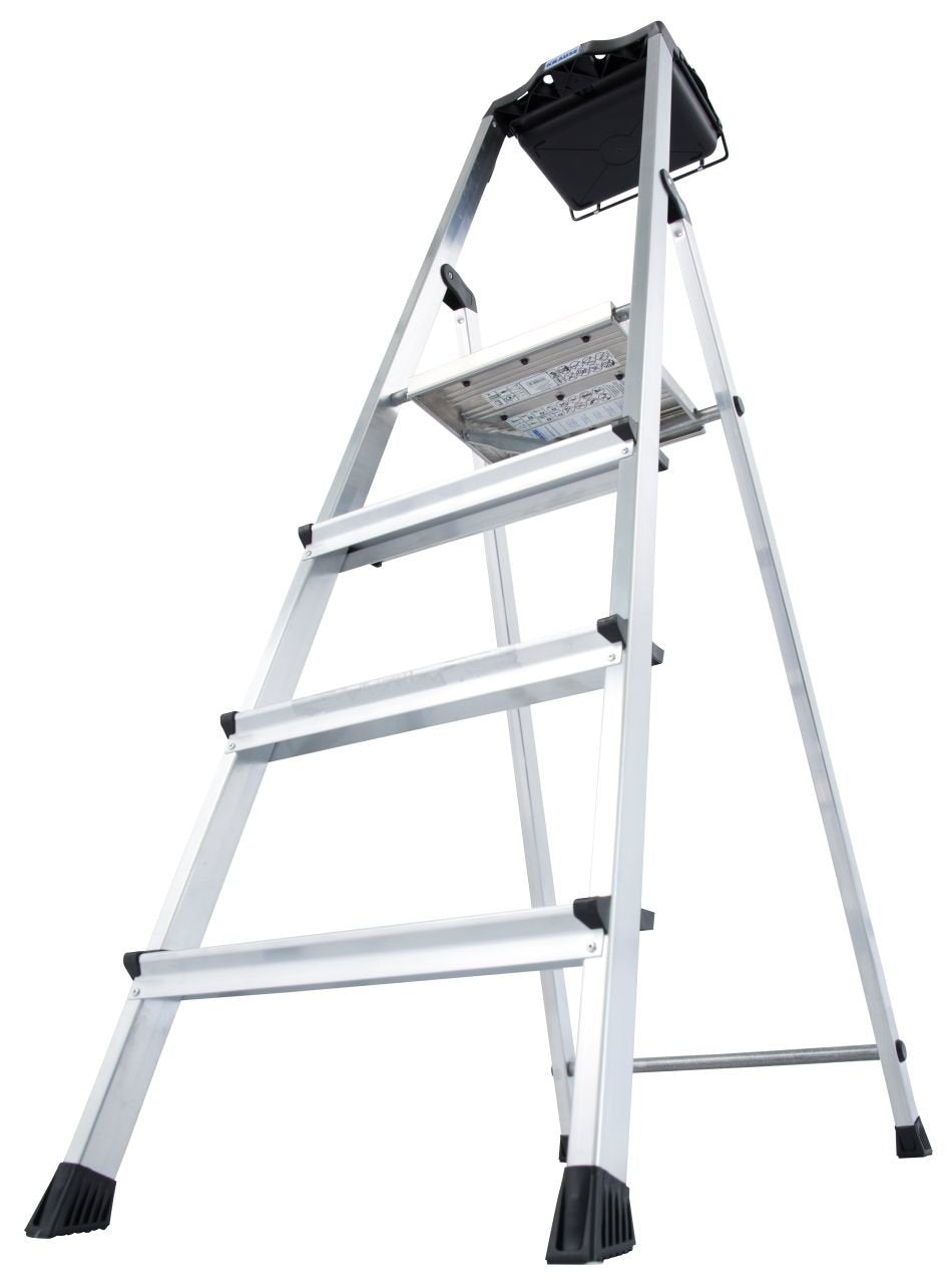 EAN 4009199126528 - Krause 126528 escalera Escalera taburete Aluminio, Negro imagen 3