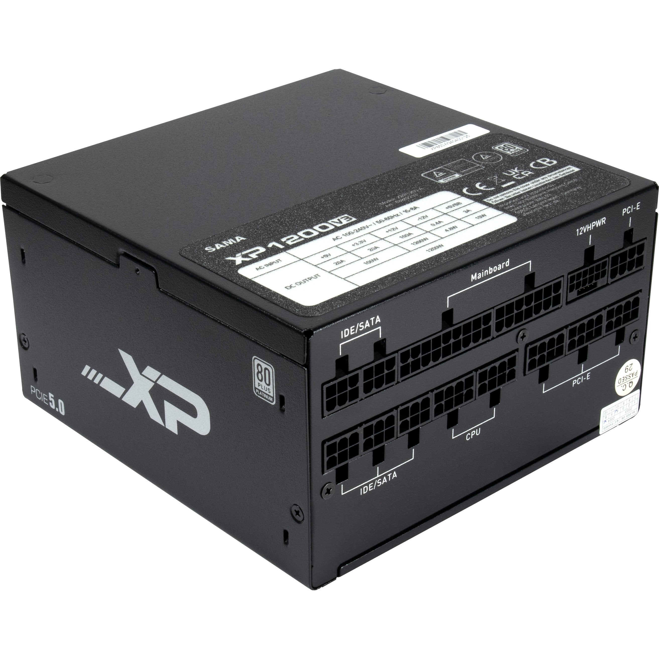 EAN 4260455648943 - Inter-Tech SAMA XPH-1200A unidad de fuente de alimentación 1200 W 20+4 pin ATX ATX Negro imagen 3