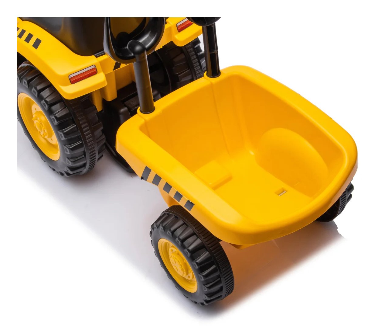 Jamara Rutscher Caterpillar Traktor Con Anhänger 2in1 Amarillo