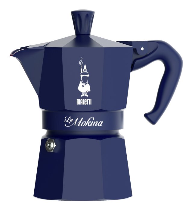 Bialetti La Mokina Blau Joyful Memories