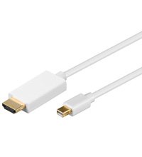 EAN 4040849528606 - Goobay 1m Mini DisplayPort / HDMI Cable Blanco imagen 1