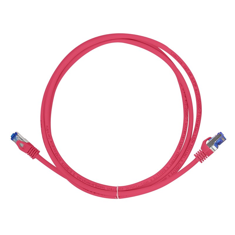 Logilink Cable De Red Ultraflex, Cat.6a, S Ftp, Rojo, 0,25 M