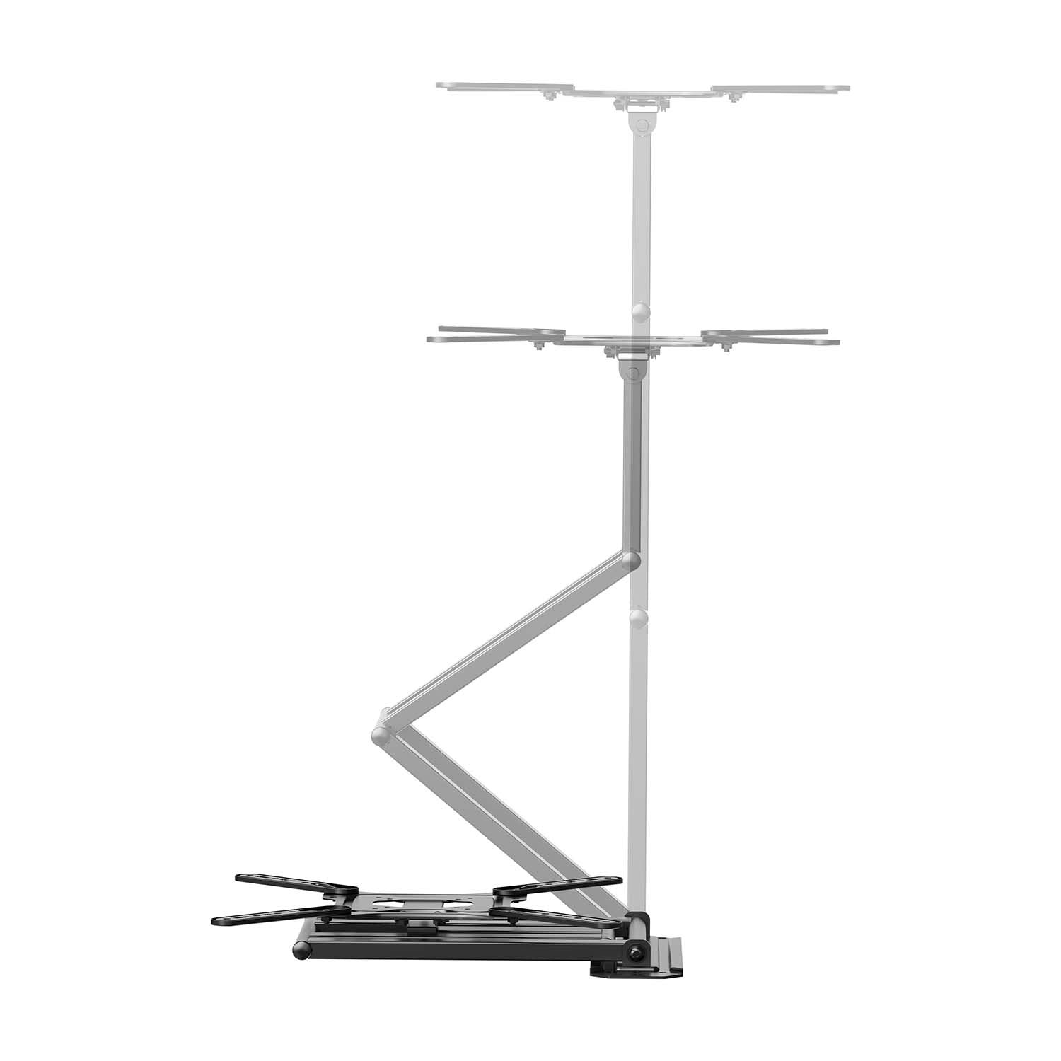 Aisens Soporte Eco Giratorio, Inclinable Y Nivelable Para Monitor/Tv 35kg De 23-65, Negro