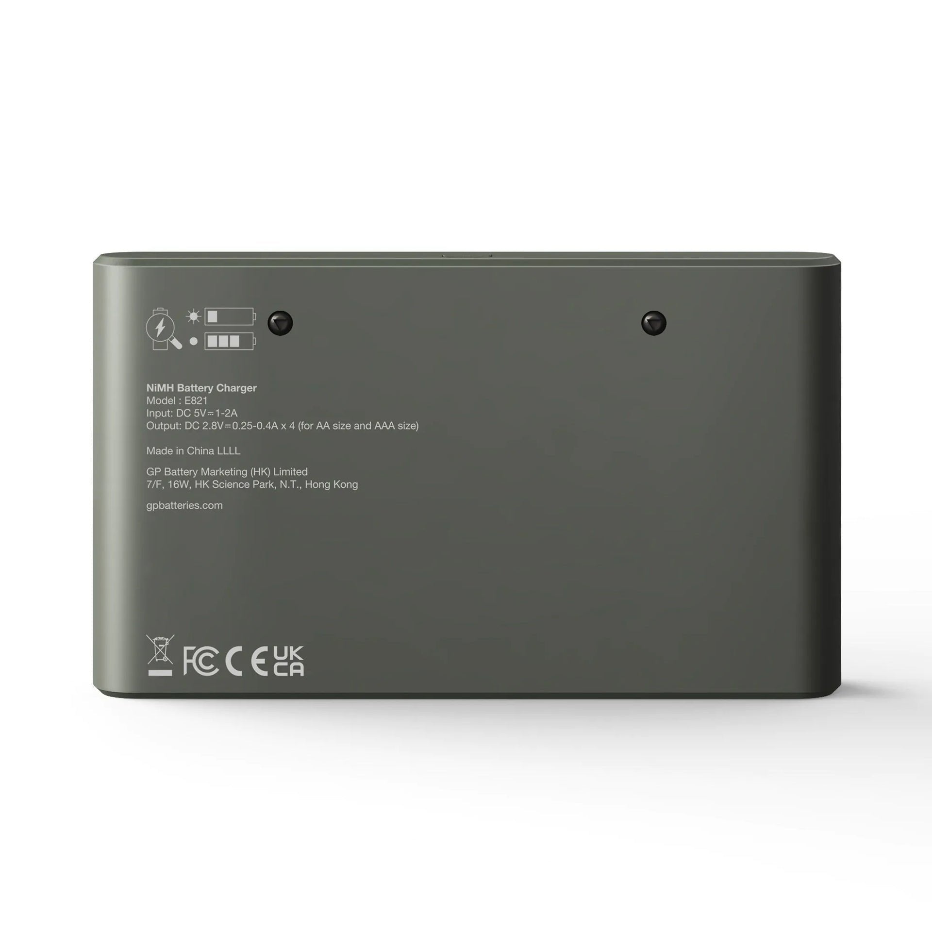 Cargador Gp Recyko E821  De 8 Celdas Redondas + 4xaa 2100mah/ 4xaa 850mah