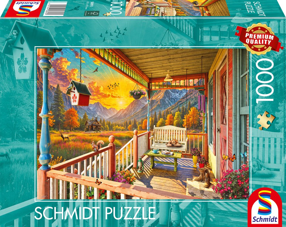 Schmidt Spiele Rosina Wachtmeister: Bajo El Sol Dorado, Rompecabezas De 1000 Piezas 58662