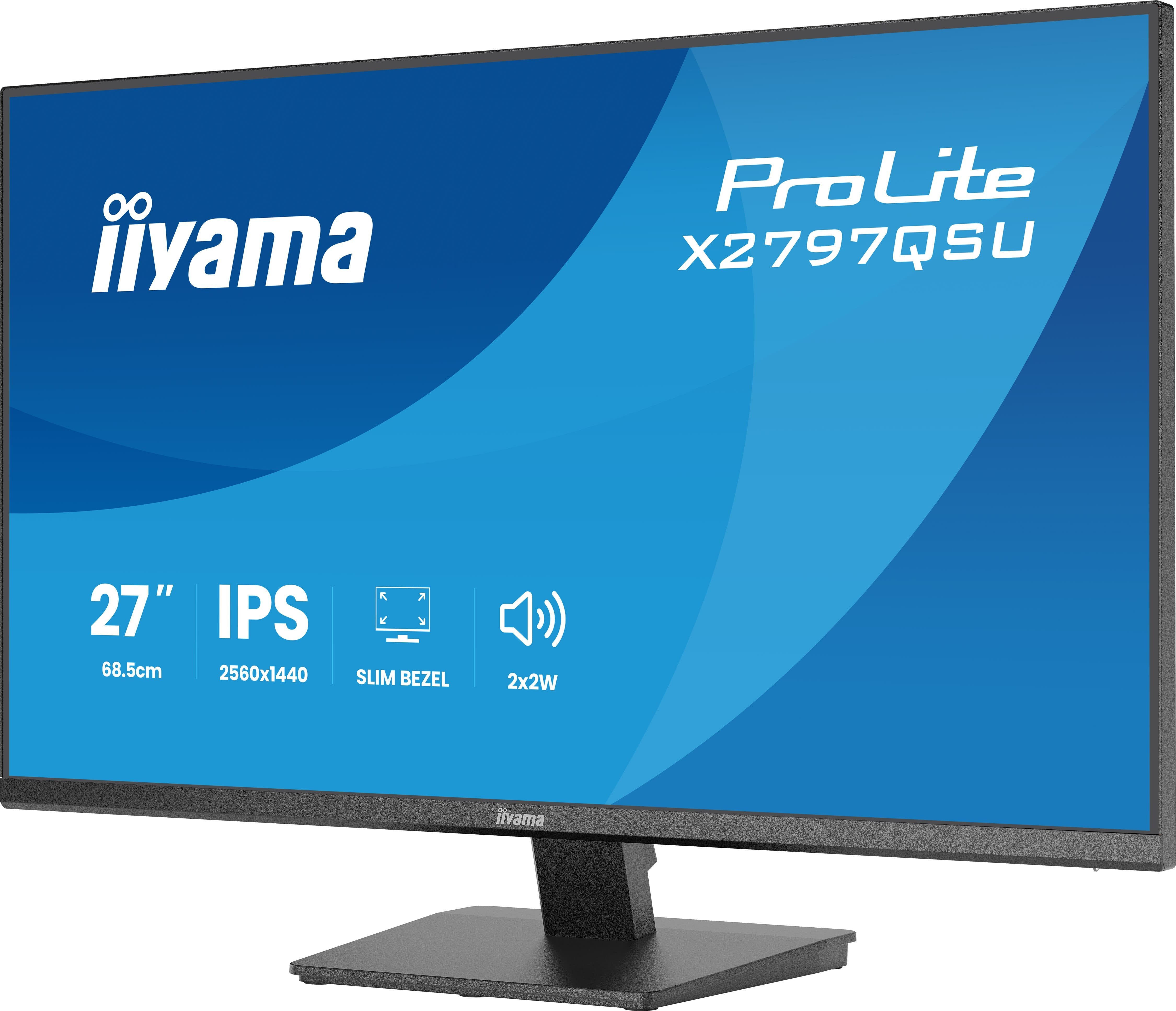 Iiyama 68.6cm 27" X2797qsu-B1 16:9 Hdmi+Dp+2xusb-C Ips