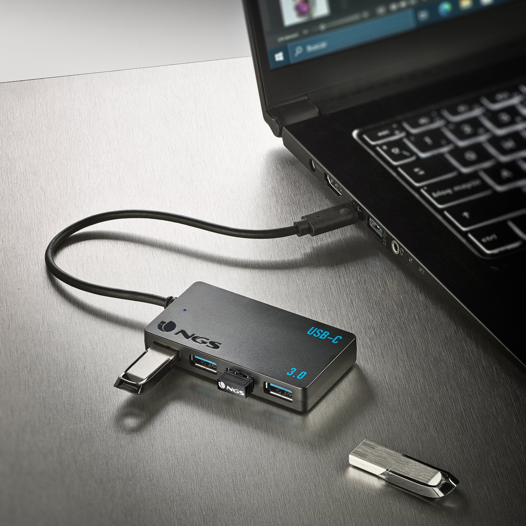 EAN 8435430622973 - NGS WONDER IHUB4 USB 3.2 Gen 1 (3.1 Gen 1) Type-A 480 Mbit/s Negro imagen 7