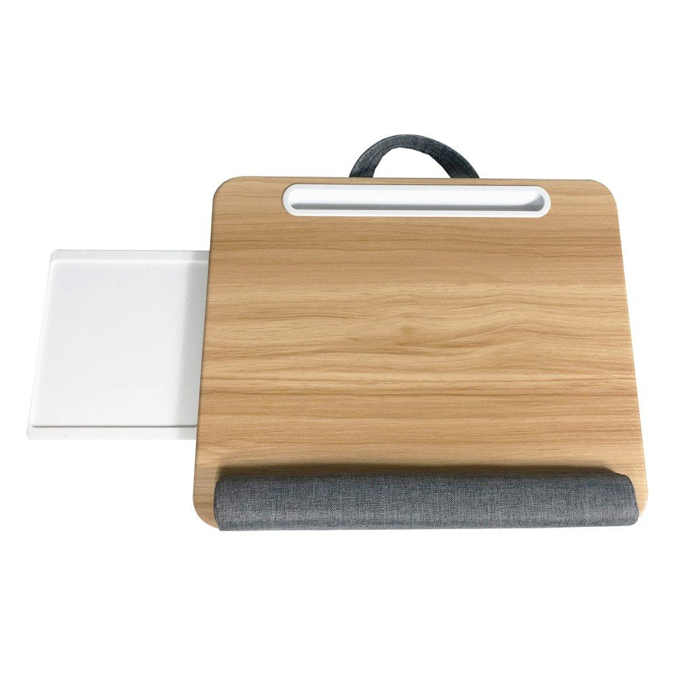 EAN 8059018366594 - Techly ICA-TBL 102 soporte para ordenador portátil Gris, De madera imagen 5