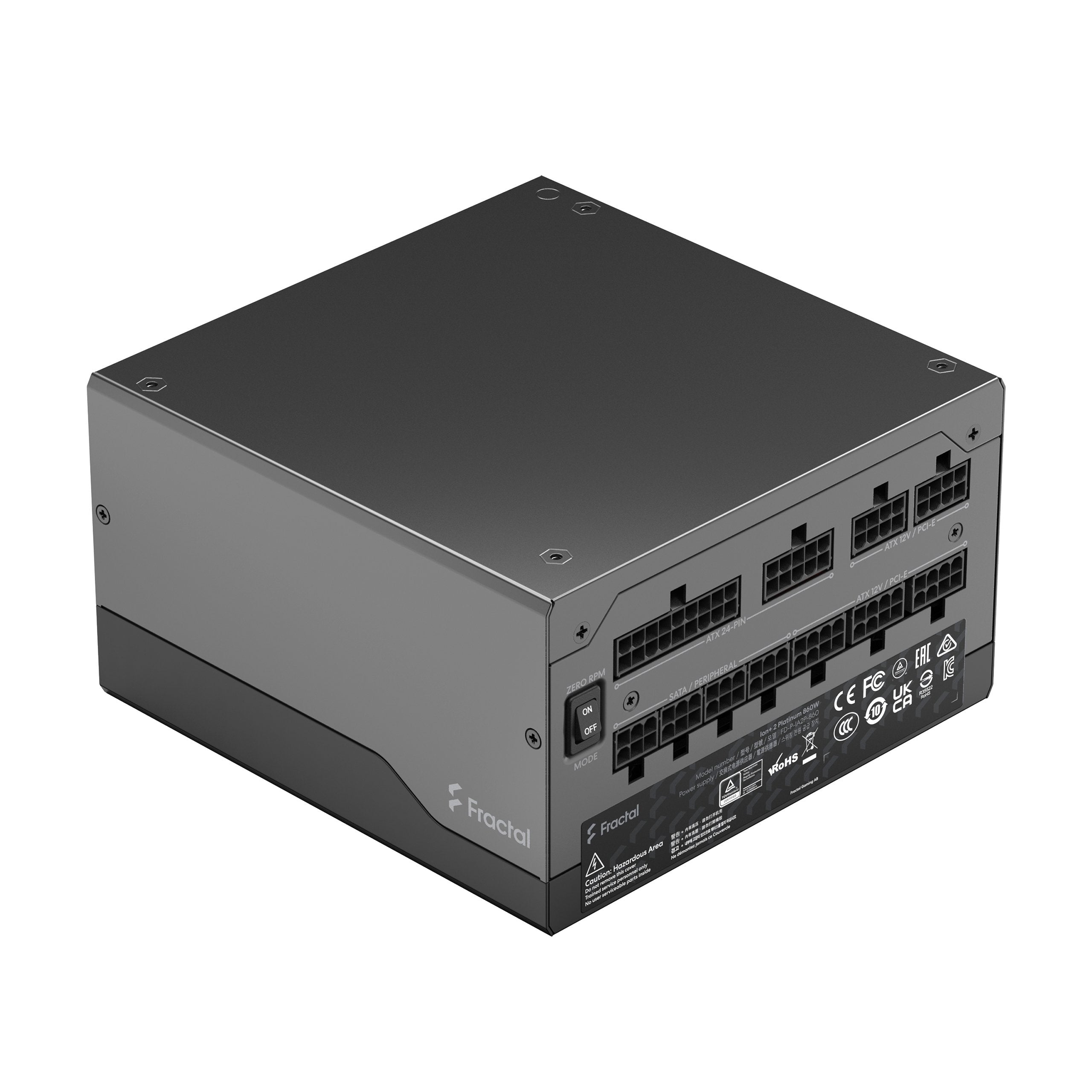 Fuente De Alimentacion Fractal Design Ion+ 2 Platinum 860w, Para Pc Fd-P-Ia2p-860-Eu