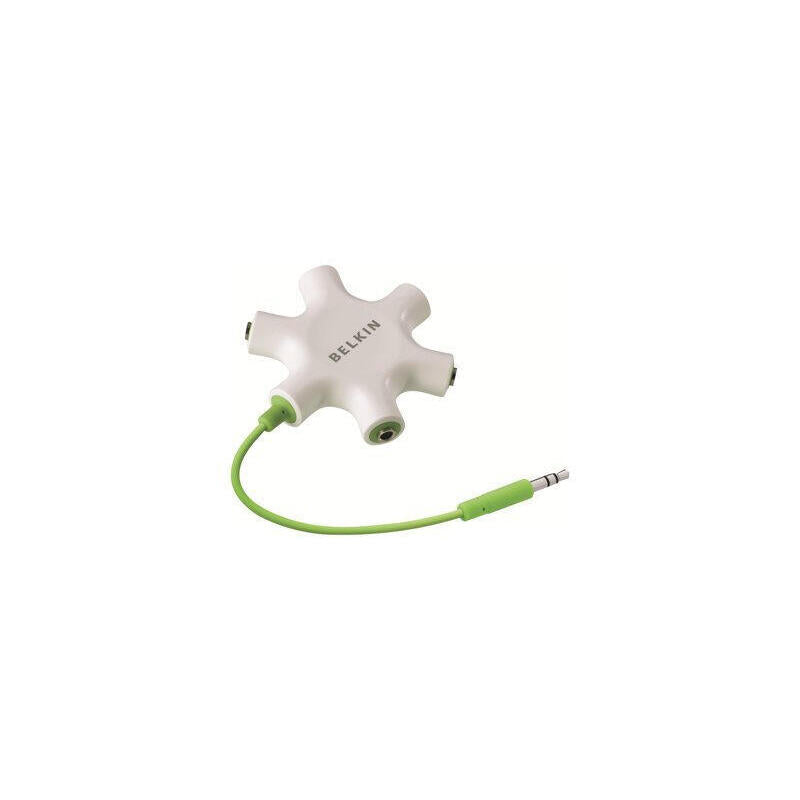 Belkin F8z274bt Divisor De Audio Verde, Blanco