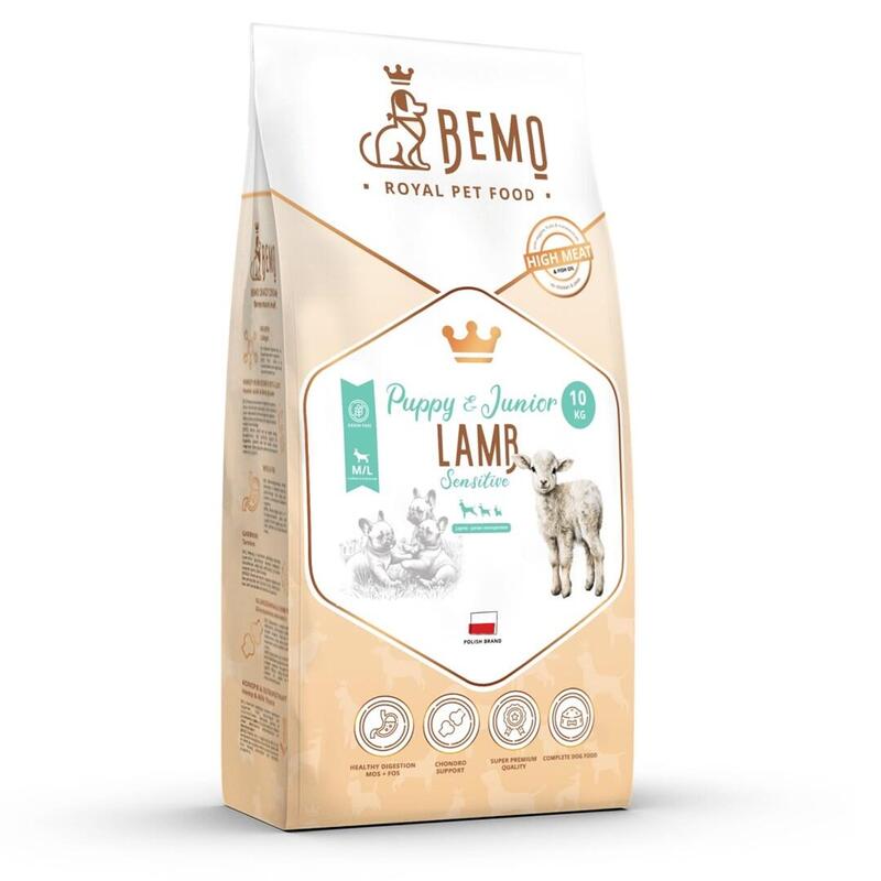 Bemo Comida Para Mascotas Sucha Puppy Junior Sensitive Lamb - Cordero Medium/Large 10kg