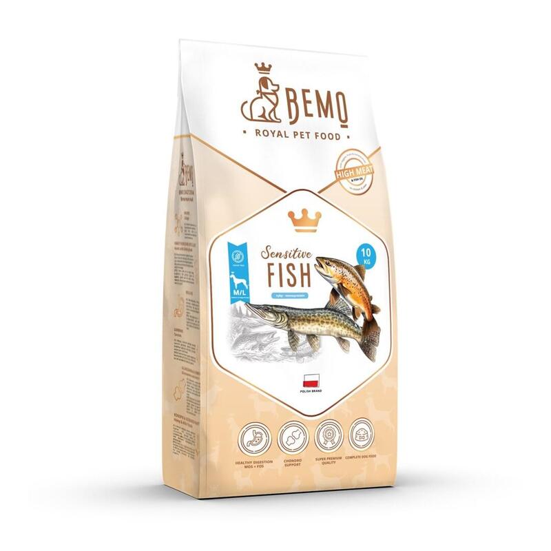 Bemo Comida Para Mascotas Sucha Sensitive Fish - Ryba Medium/Large 10kg