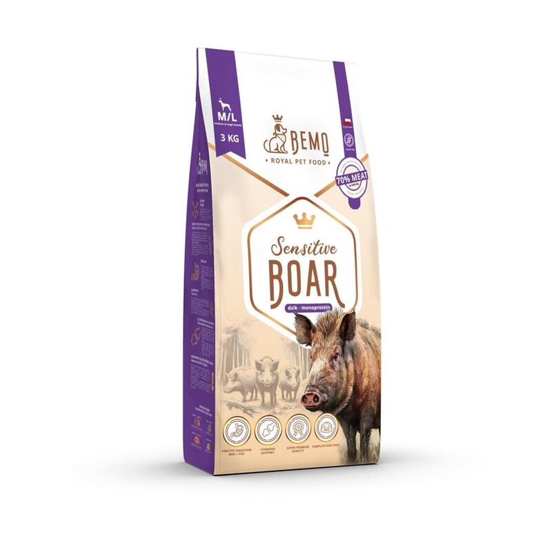 Bemo Sensitive Boar Medium/Large Mono - Alimento Seco Para Perros - 3kg