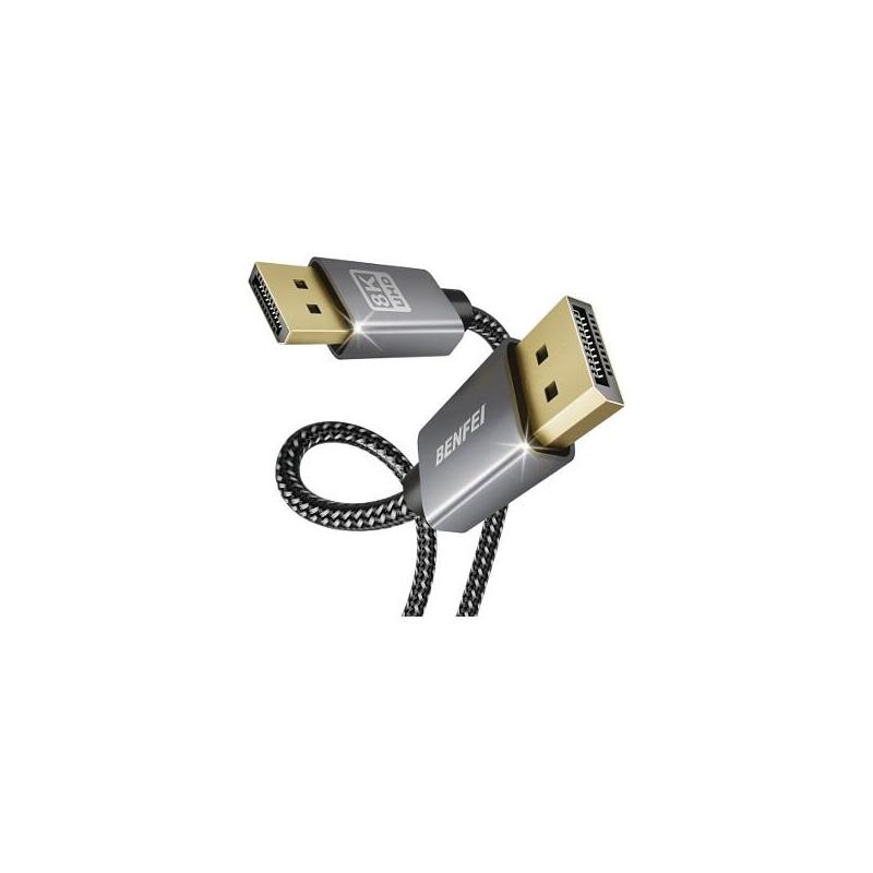 Benfei Displayport To Display Port Cable 000163grey-6f