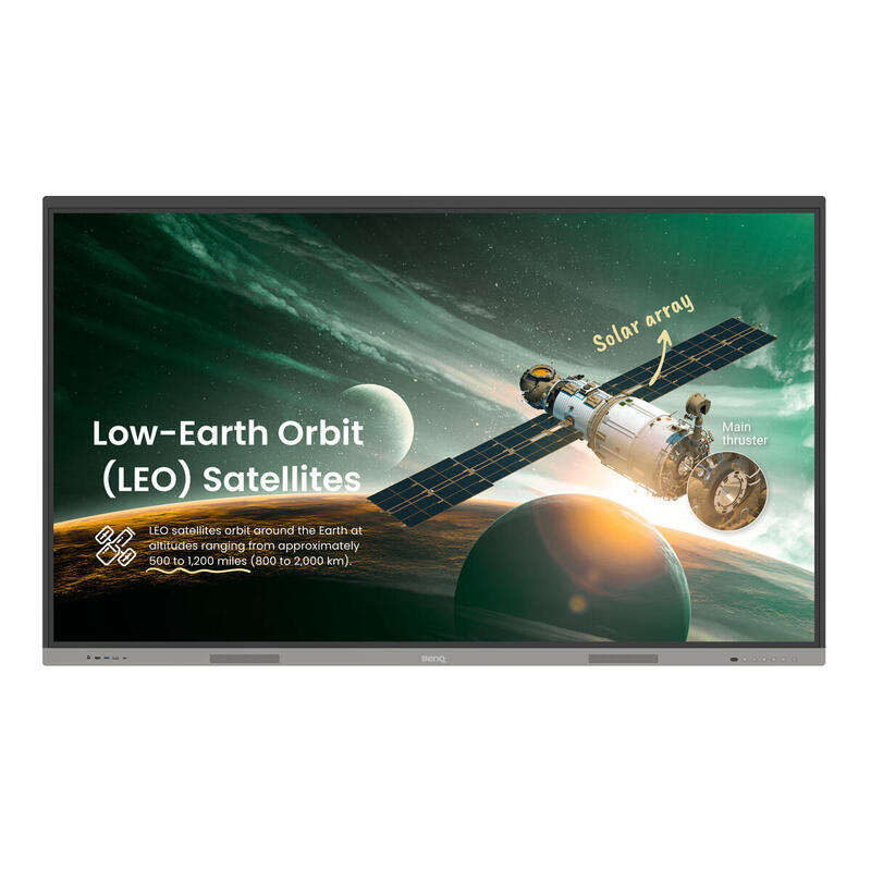 Benq Re7503a Pizarra Blanca Interactiva 190,5 Cm (75") 3840 X 2160 Pixeles Pantalla Táctil Negro