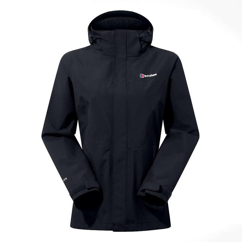 Berghaus Hillwalker Gore-Tex Interactive Jacket - Chaqueta De Mujer, Talla S (Negra)