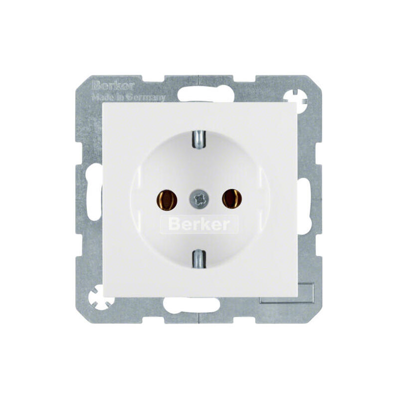 Berker 4743 89 89 Schuko-Steckdose Pws Glänzend