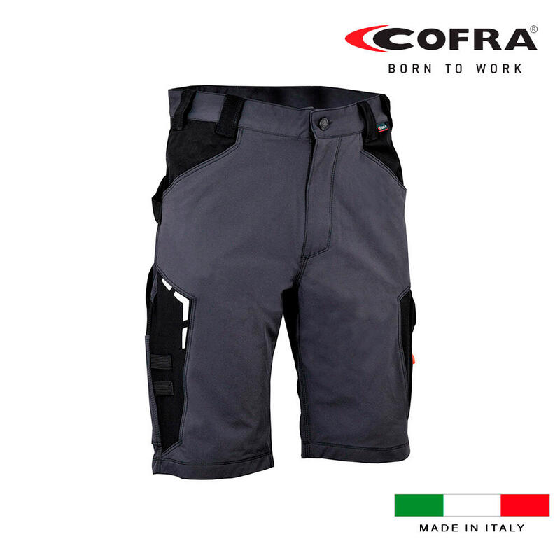 Bermuda Bortan Gris Oscuro Negro Cofra Talla 46