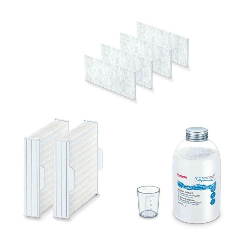 Beurer Maremed Mk 500 Kombi Set, Filter + 1.250g Botella De Sal De 7 Piezas 68121