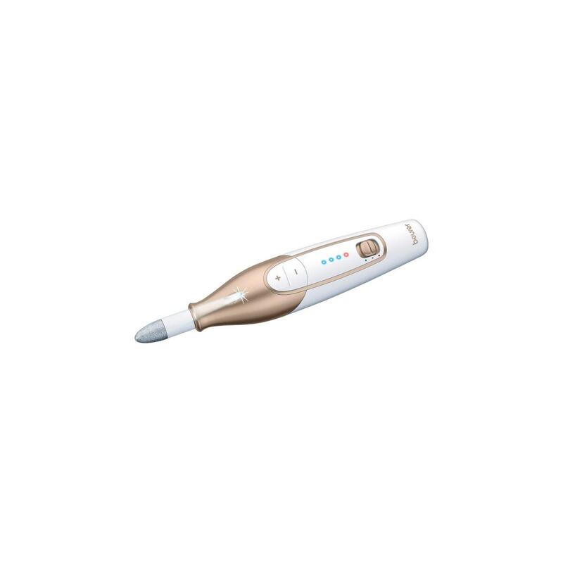 Beurer Mp 64 Set De Manicura Y Pedicura, Cuidado De Uñas Blanco/Oro 57037