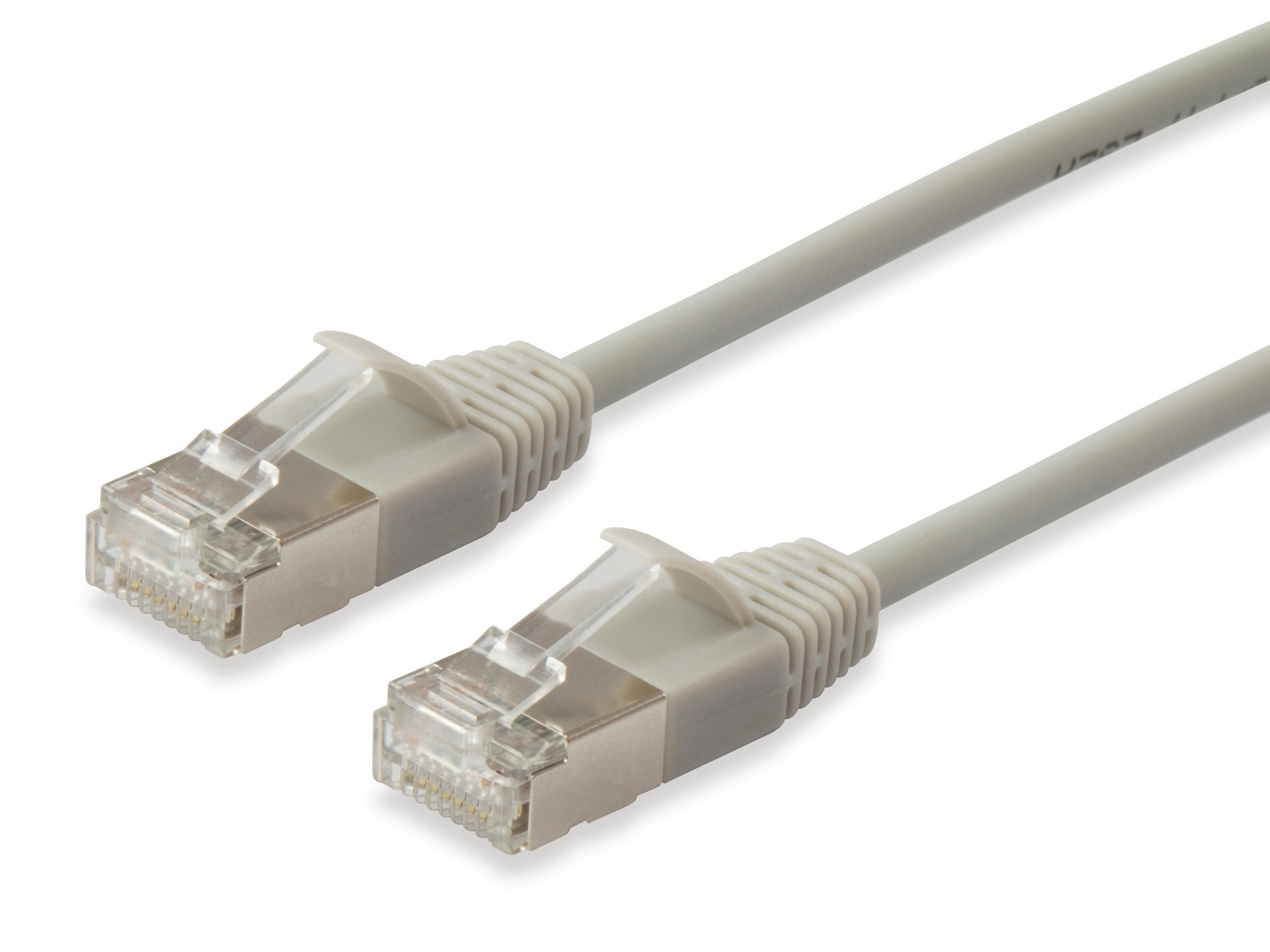Equip Cable De Red Cat6a Slim F Ftp 2xrj45 0.15m Beige Lszh