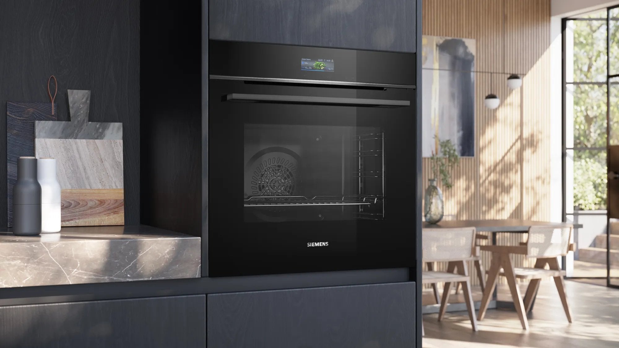 EAN 4242003901809 - Siemens HB774G1B1 horno 71 L Negro imagen 5