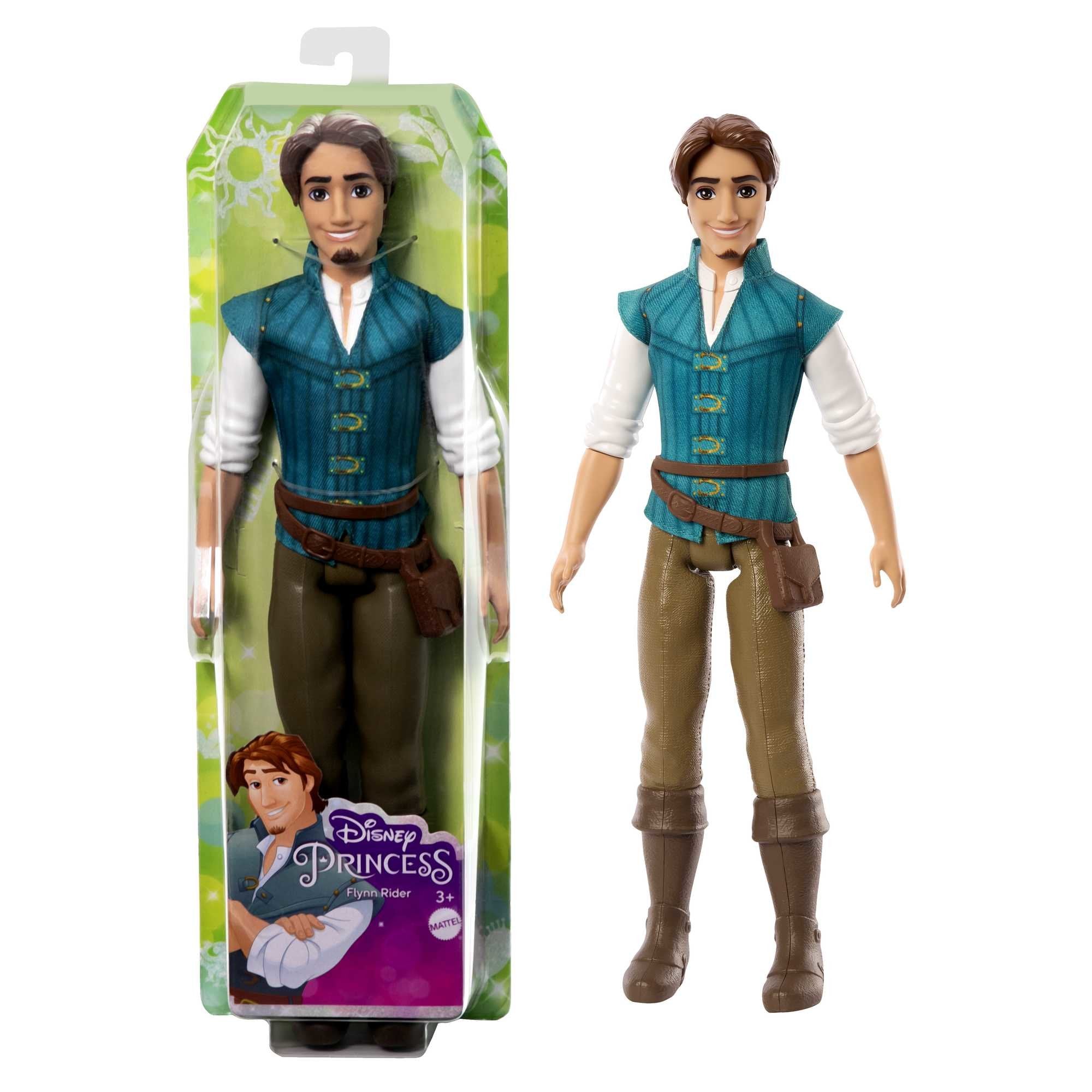 Mattel Disney Princesa Moda Muñeca Príncipe Flynn Juguete Figura Hlv98