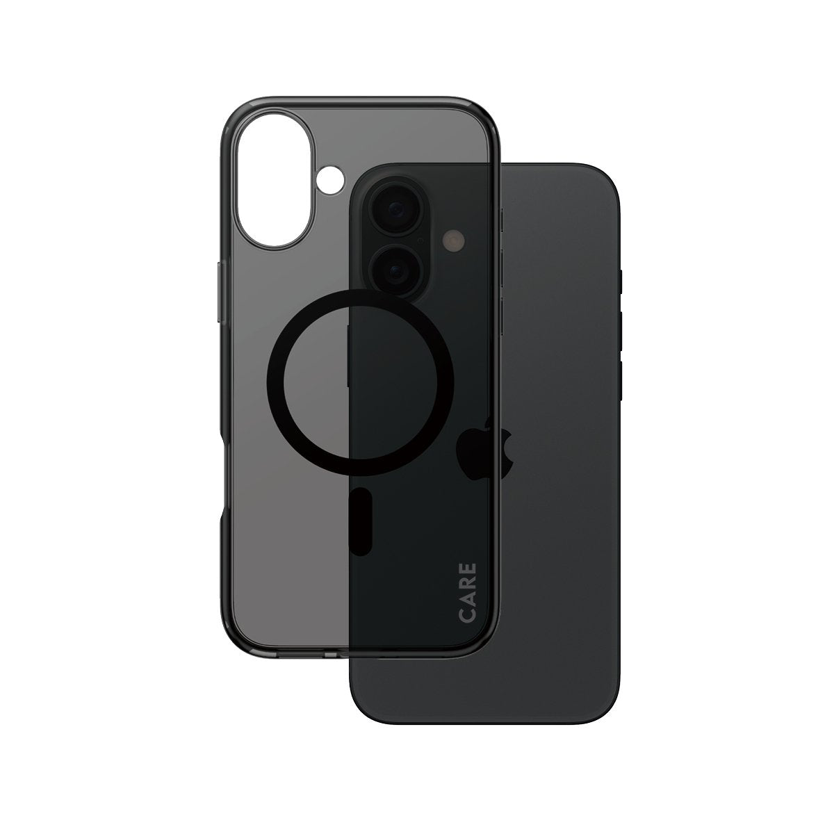 Panzerglass Care Flagship Smokey Iphone 16 Plus Schwarz