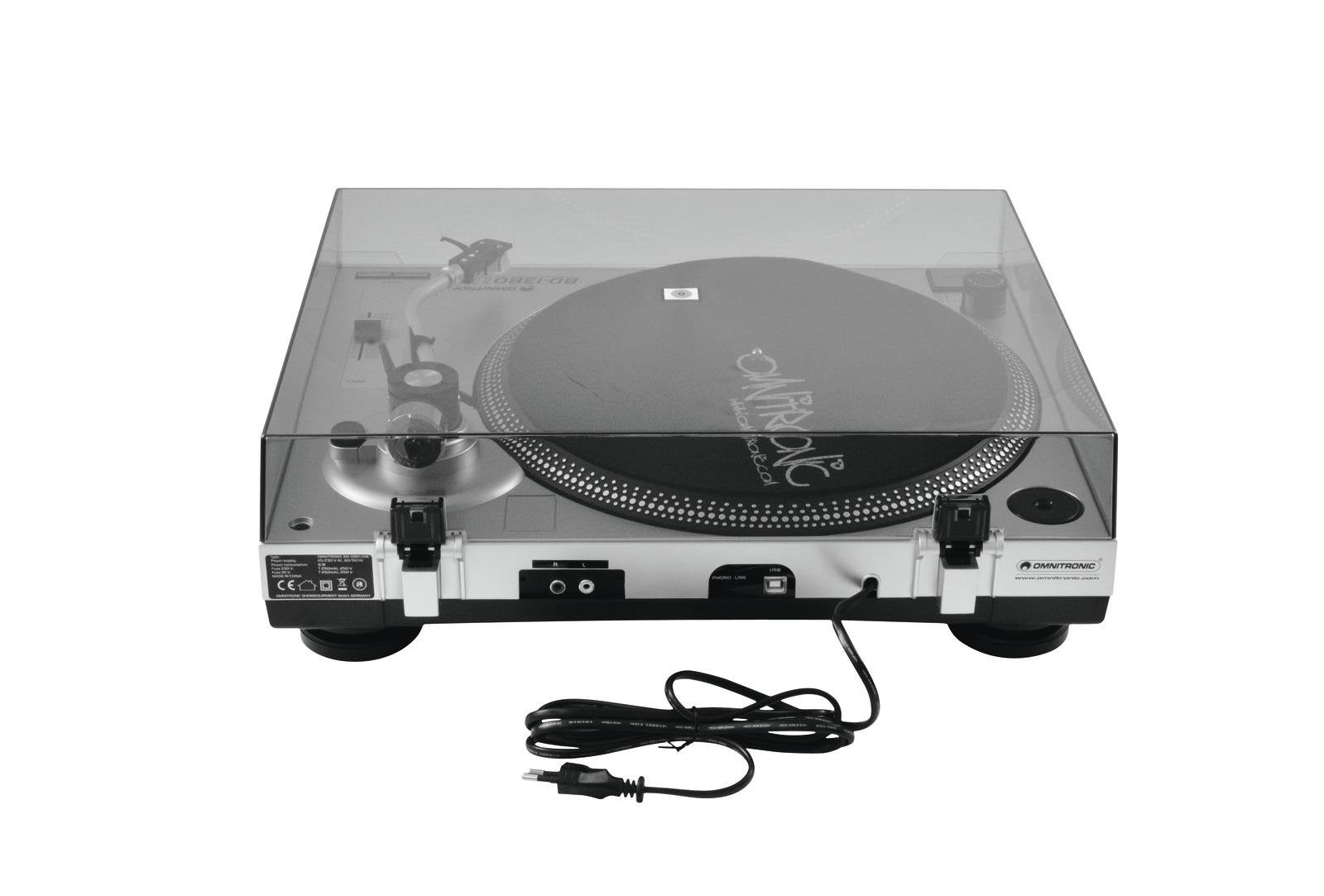 Tocadiscos  Omnitronic Bd-1380 Silver
