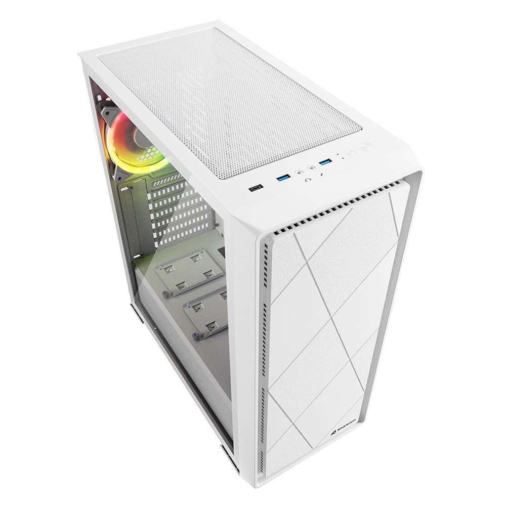 EAN 4044951039098 - Sharkoon VS8 RGB Midi Tower Blanco imagen 3
