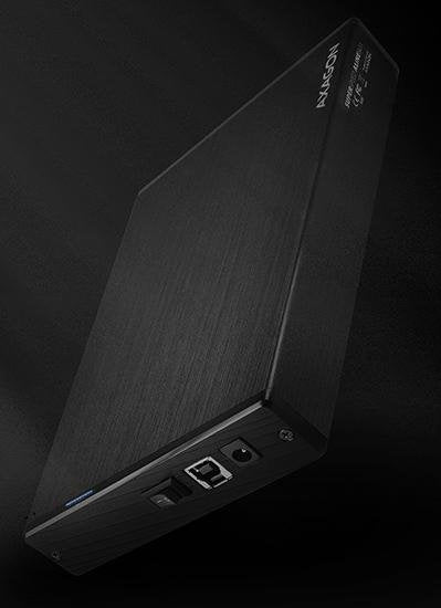 Axagon Ee35-Xa3 Caja Externa De 3,5, Usb 3.0 / Sata Ii, Aluminio - Negro