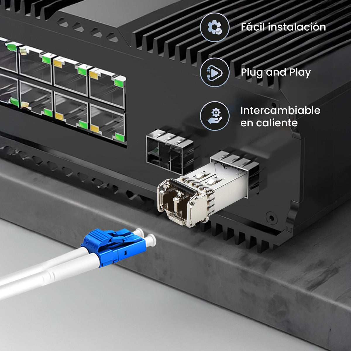 Extralink Sfp 1.25g 850nm 550m Mm Dom 2-Pack
