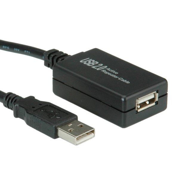 EAN 7611990195039 - VALUE USB A/USB A M/F 12m cable USB USB 2.0 Negro imagen 1
