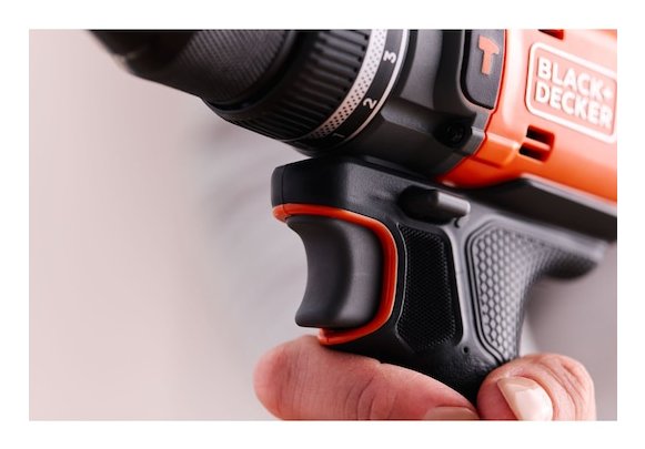 Black & Decker Bld683xn-Xj Taladro 1800 Rpm 1 Kg Negro, Naranja