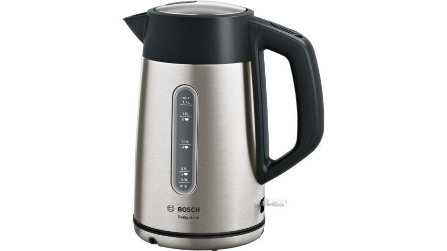 EAN 4242005188062 - Bosch TWK4P440 tetera eléctrica 1,7 L 2400 W Negro, Acero inoxidable imagen 1