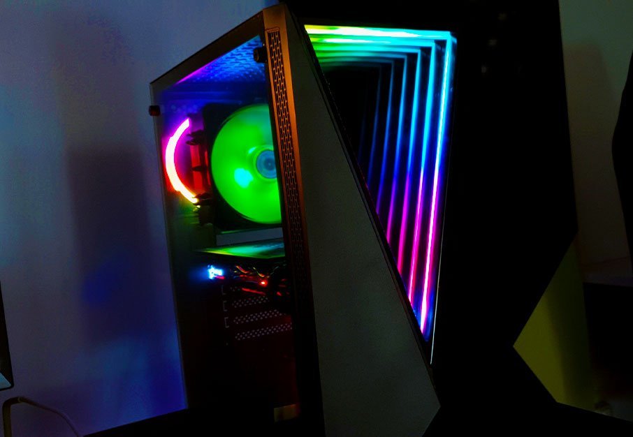 Caja Pc Kolink Void Rgb Cristal Templado