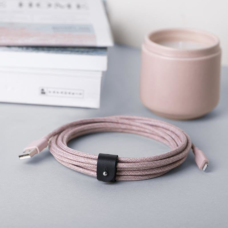 Native Union Belt Cable Usb-A To Lightning 3m Rose