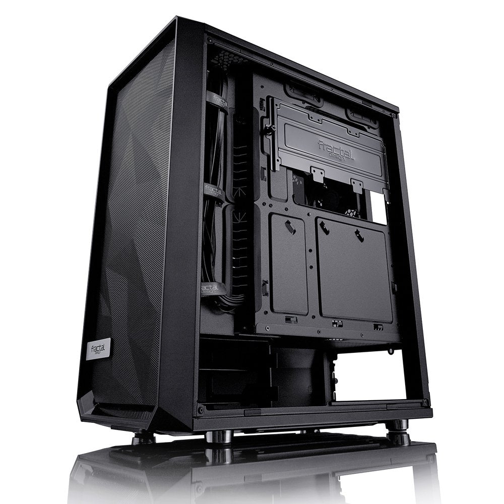 Caja Pc Fractal Design Meshify C Blackout Ventana Cristal Templado Atx, Midi-Tower, Pc, Atx,Itx,Micro-Atx, Negro, 17,5 Cm, 31,5 Cm